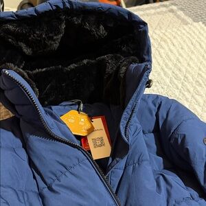 Valentino Deep Blue Puffer Jacket